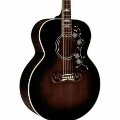 Gibson SJ-200 Standard 5A Flame Limited-Edition Acoustic-Electric Guitar Cobra Burst