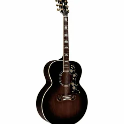 Gibson SJ-200 Standard 5A Flame Limited-Edition Acoustic-Electric Guitar Cobra Burst
