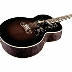 Gibson SJ-200 Standard 5A Flame Limited-Edition Acoustic-Electric Guitar Cobra Burst