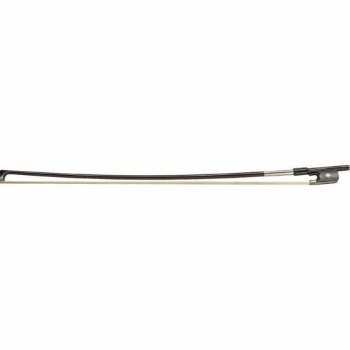 Glasser Viola Bow Advanced Composite, Fully-Lined Ebony Frog, Nickel Wire Grip 12 in.
