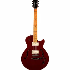 Godin Montreal Premiere Pro Hollowbody Electric Guitar Aztek Red
