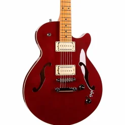 Godin Montreal Premiere Pro Hollowbody Electric Guitar Aztek Red
