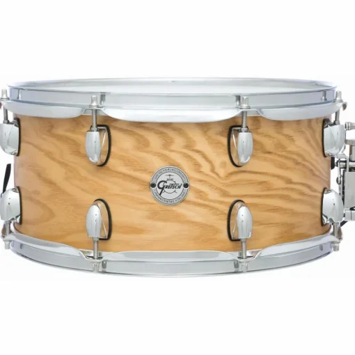 Gretsch Drums Silver Series Ash Snare Drum Satin Natural 6.5x14