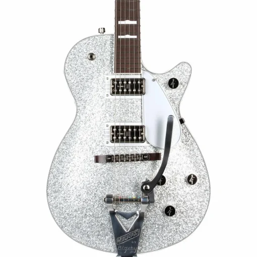 Gretsch Guitars G6129T-89VS Vintage Select '89 Sparkle Jet With Bigsby Silver Sparkle