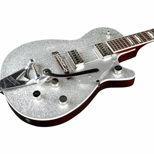 Gretsch Guitars G6129T-89VS Vintage Select '89 Sparkle Jet With Bigsby Silver Sparkle