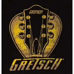 Gretsch Headstock Pick Cotton T-Shirt X Large Black