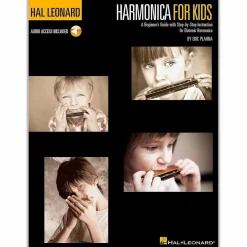 Hal Leonard Harmonica for Kids - A Beginner's Guide with Step-by-Step Instruction for Diatonic Harmonica (Book/Online Audio)