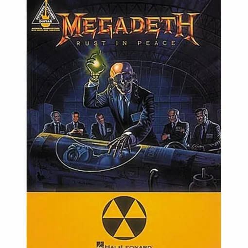 Hal Leonard Megadeth Rust In Peace Guitar Tab Songbook