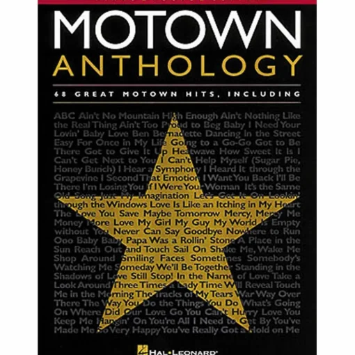 Hal Leonard Motown Anthology Piano, Vocal, Guitar Songbook