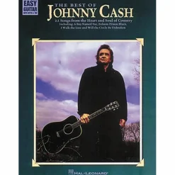 Hal Leonard The Best of Johnny Cash Easy Guitar Tab Book
