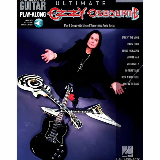 Hal Leonard Ultimate Ozzy Osbourne - Guitar Play-Along Series, Volume 64 (Book/Online Audio)