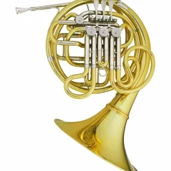 Hans Hoyer 6801 Heritage Kruspe Style Series Double Horn with Mechanical Linkage and Fixed Bell Lacquer Fixed Bell
