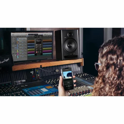 Harbinger VARI SM508 8" Studio Monitor With 3-Voice DSP and Bluetooth