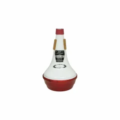 Humes & Berg Stonelined Series Trombone Straight Mute 126 Symphonic Red / White Aluminum