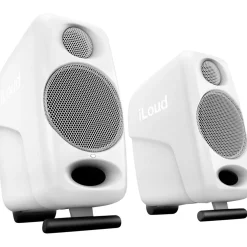IK Multimedia iLoud Micro Monitor 3" Powered Studio Monitors (Pair), White