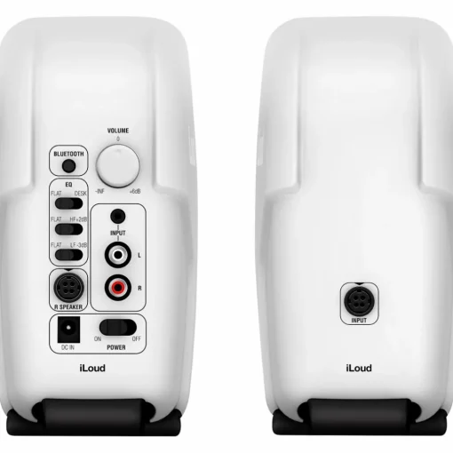 IK Multimedia iLoud Micro Monitor 3" Powered Studio Monitors (Pair), White