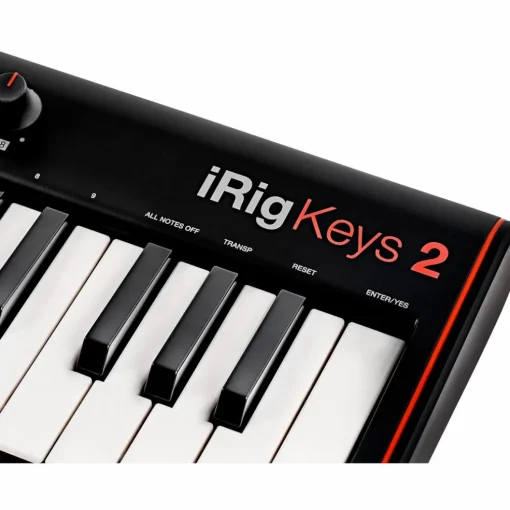 IK Multimedia iRig Keys 2 37-Mini Key Controller for iPhone, iPad and Mac/PC With SampleTank SE