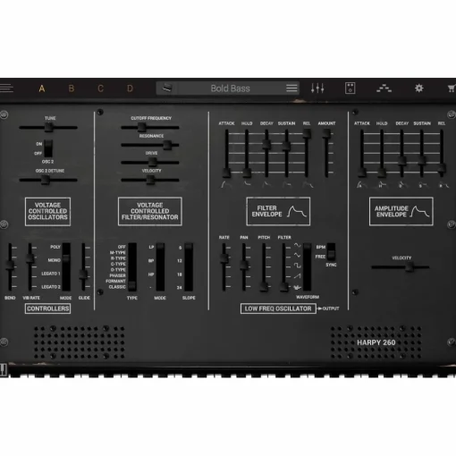 IK Multimedia Syntronik Harpy 260 Synth