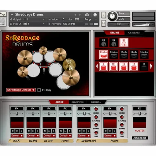 Impact Soundworks Shreddage Drums (Download)