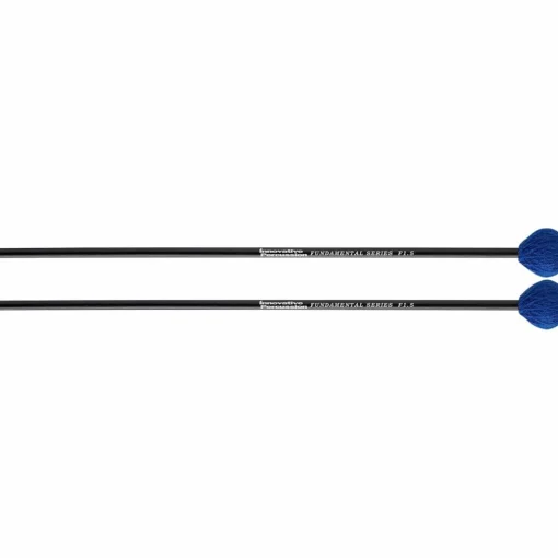 Innovative Percussion Fundamental Series Medium-Soft Marimba Mallet Medium Blue Yarn
