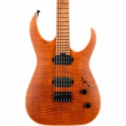 Jackson USA Signature Misha Mansoor Juggernaut HT6FM Electric Guitar Amber Tiger Eye