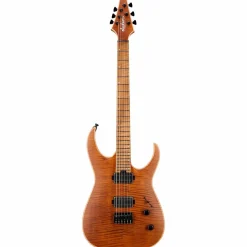 Jackson USA Signature Misha Mansoor Juggernaut HT6FM Electric Guitar Amber Tiger Eye