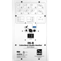 Kali Audio IN-8W V2 8" 3-Way Powered Studio Monitor (Each), White