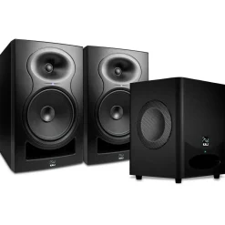 Kali Audio LP-8 V2 8" Powered Studio Monitor (Pair) & WS-6.2 Dual 6" Studio Subwoofer Bundle