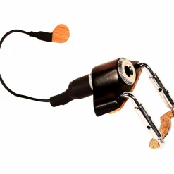 KNA VV-3 Portable Piezo Pickup for Violin and Viola with Deluxe Jack Housing