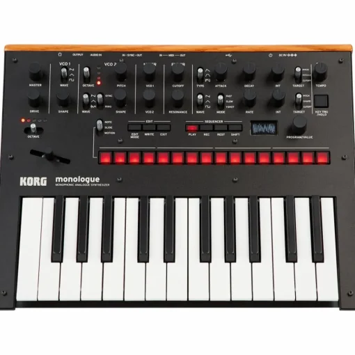 KORG monologue Monophonic Analog Synthesizer Black