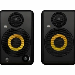 KRK GOAUX3 3" Powered Portable Studio Monitor (Pair) Black