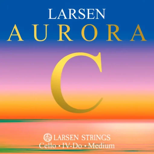 Larsen Strings Aurora Cello C String 4/4 Size, Medium Tungsten, Ball End