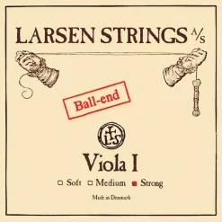 Larsen Strings Original Viola A String 15 to 16-1/2 in., Heavy Steel, Ball End