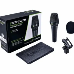 LEWITT MTP 250 DMs Cardioid Dynamic Microphone With On/Off Switch Black