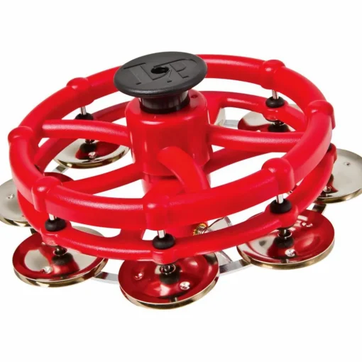 LP Hi-Hat Tambourine with Click Feature Steel Jingles