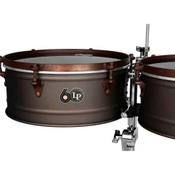 LP LP 60th Anniversary Timbales with Rustic Bronze hardware 14 in./15 in. Antique Bronze Finish