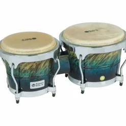 LP Performer Series Bongos With Chrome Hardware Blue Fade