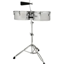 LP Performer Timbale Set With Chrome Hardware 13 and 14 in. Steel