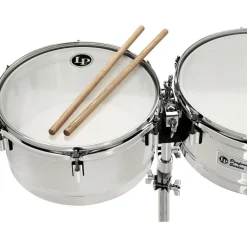LP Performer Timbale Set With Chrome Hardware 13 and 14 in. Steel