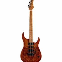 LsL Instruments XT4-DX 24-Fret Exotic HSH Koa Top Electric Guitar Faded Iced Tea Burst