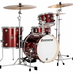 Ludwig Breakbeats by Questlove 4-Piece Shell Pack Red Sparkle