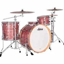 Ludwig Classic Maple 3-Piece Pro Beat Shell Pack With 24" Bass Drum Pink Oyster