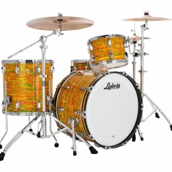 Ludwig Classic Maple 3-Piece Fab Shell Pack With 22" Bass Drum Citrus Mod