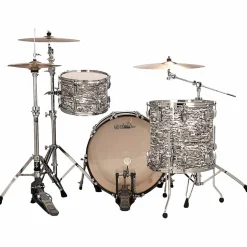 Ludwig Classic Maple 3-Piece Fab Shell Pack With 22" Bass Drum, White Abalone