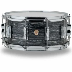 Ludwig Classic Maple Snare Drum 14 x 6.5 in. Vintage Black Oyster Pearl