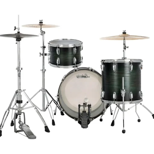 Ludwig Classic Oak 3-Piece Fab Shell Pack With 22" Bass Drum Green Burst
