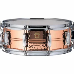 Ludwig Copper Phonic Hammered Snare Drum 14 x 5 in. Copper Finish with Imperial Lugs