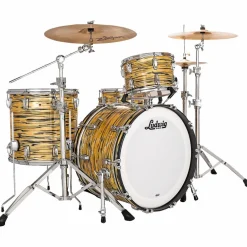 Ludwig Legacy Maple 3-Piece Fab Shell Pack with 22 in. Bass Drum Lemon Oyster
