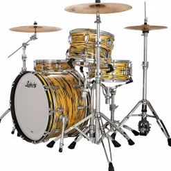 Ludwig Legacy Maple 3-Piece Fab Shell Pack with 22 in. Bass Drum Lemon Oyster