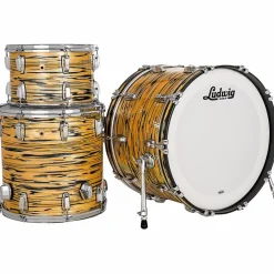 Ludwig Legacy Maple 3-Piece Fab Shell Pack with 22 in. Bass Drum Lemon Oyster
